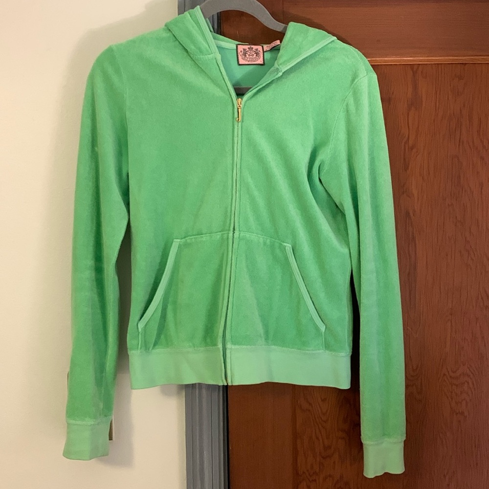 Juicy Couture Green Terry Cloth Jacket St Patrick’s Day